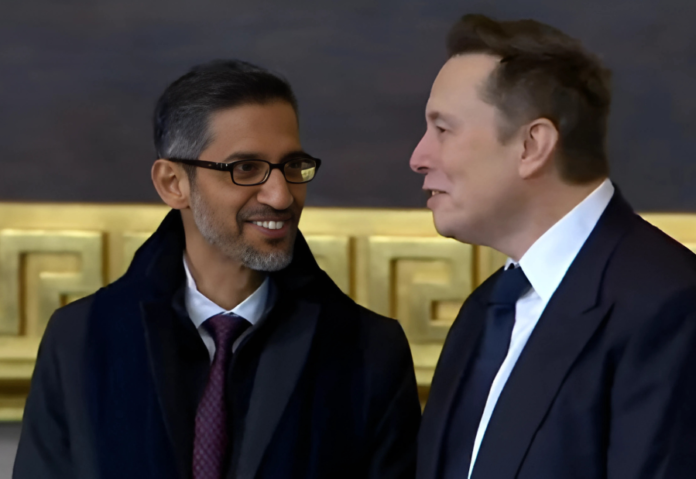 When Giants Converse: Google CEO Sundar Pichai’s Support Sparks Praise from Elon Musk