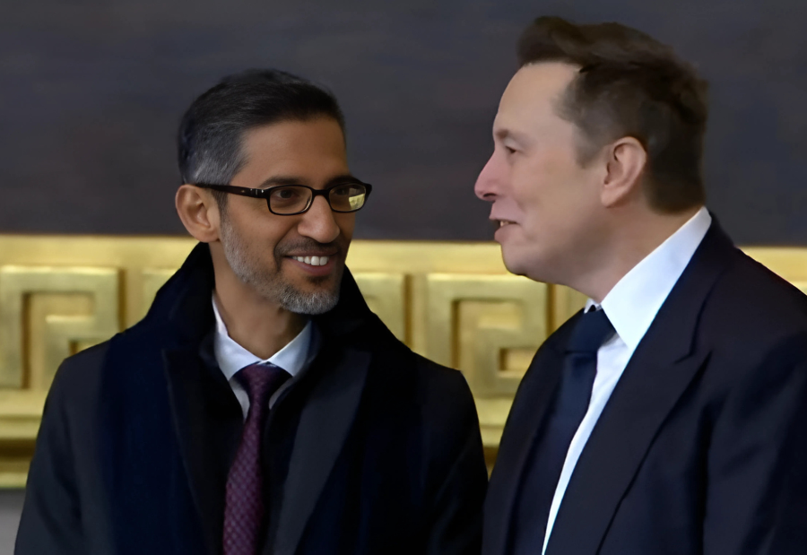 When Giants Converse: Google CEO Sundar Pichai’s Support Sparks Praise from Elon Musk