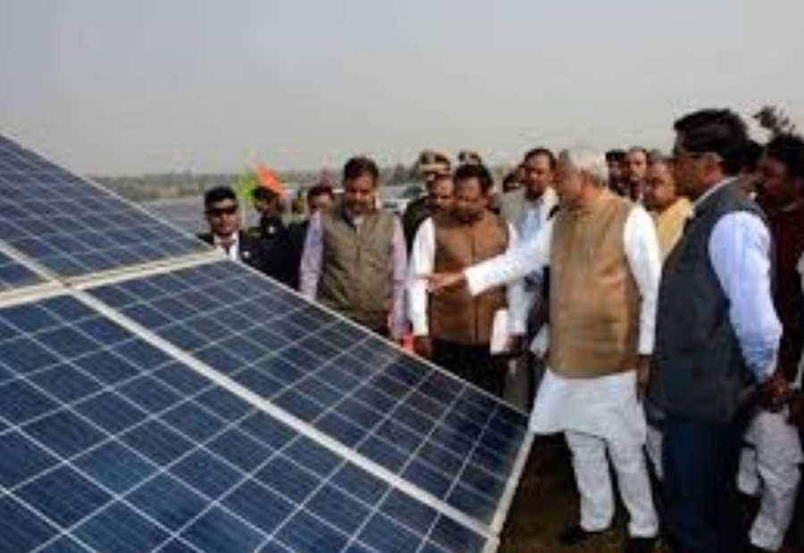 Bihar CM Unveils Solar Power Project in Bikram, Marks a New Step Toward Green Progress