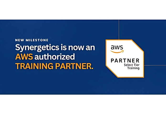 Synergetics Announces Strategic Partnership with AWS to Deliver Cutting-Edge Cloud Training and Consulting Services Synergetics Announces Strategic Partnership with AWS to Deliver Cutting-Edge Cloud Training and Consulting Services