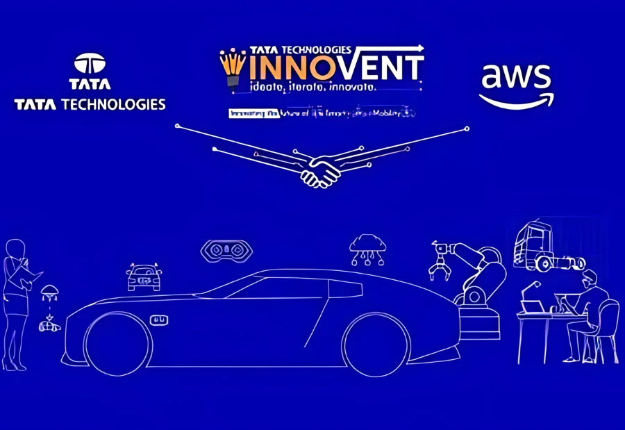 Tata Technologies and Amazon Web Services (AWS) collaborate to launch the 3rd edition of InnoVent hackathon for engineering students in India, shaping the future of Smart Mobility