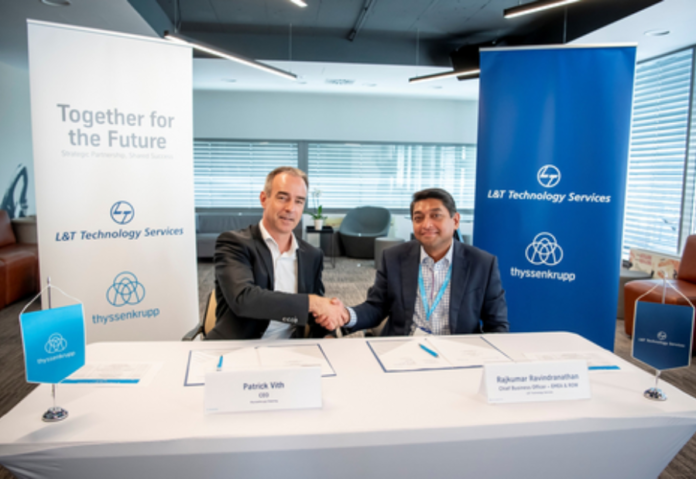 L&T Technology Services and thyssenkrupp Steering Business Unit Enter Into a Strategic Partnership to Establish a Global Software Hub in Pune, India