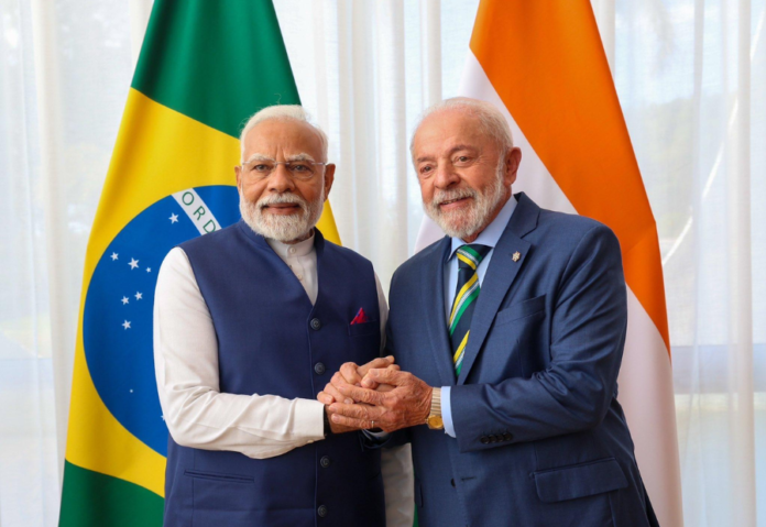 PM Modi and President Lula set an ambitious bilateral trade target of $20 billion within five years