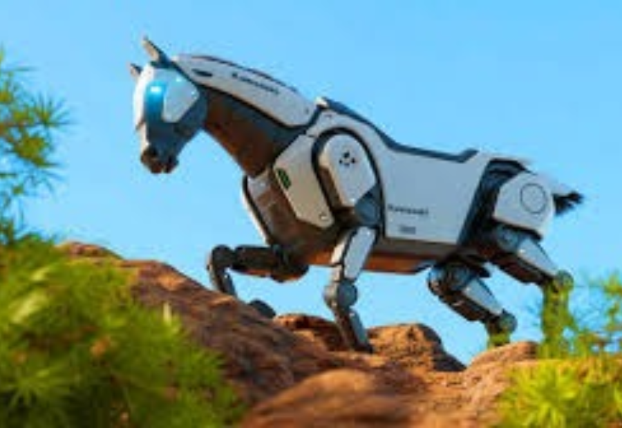 Kawasaki Unveils Rideable Four-Legged Robotic Horse Powered by Hydrogen