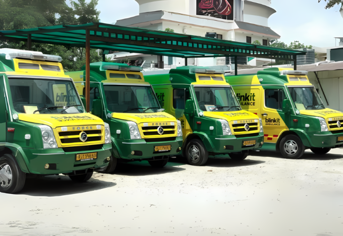 Blinkit Expands 10-Minute Ambulance Service in Gurugram to 12 Vehicles