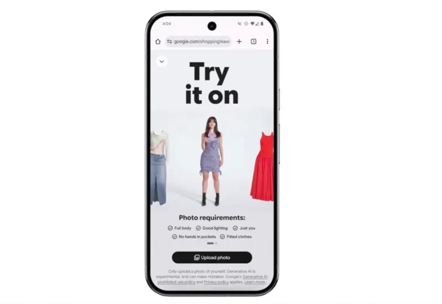 Google launches AI-powered virtual try-on for clothing in US