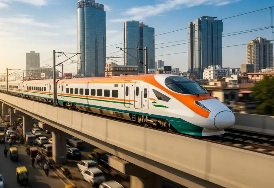 India’s First Bullet Train to Launch Soon, Cut Mumbai to Ahmedabad Travel Time