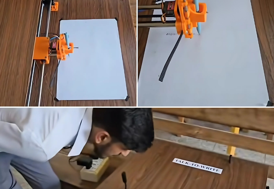 Kerala Students Develop AI Device 'Talk to Write' That Converts Speech into Handwritten Notes