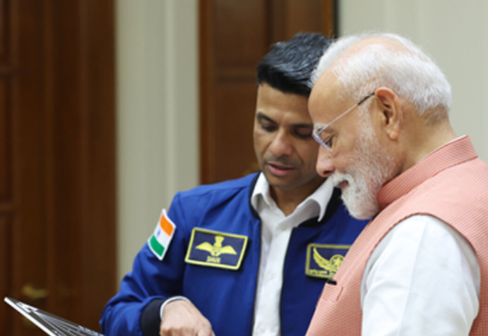 PM Modi Checks On "Homework" Given To Astronaut Shubhanshu Shukla