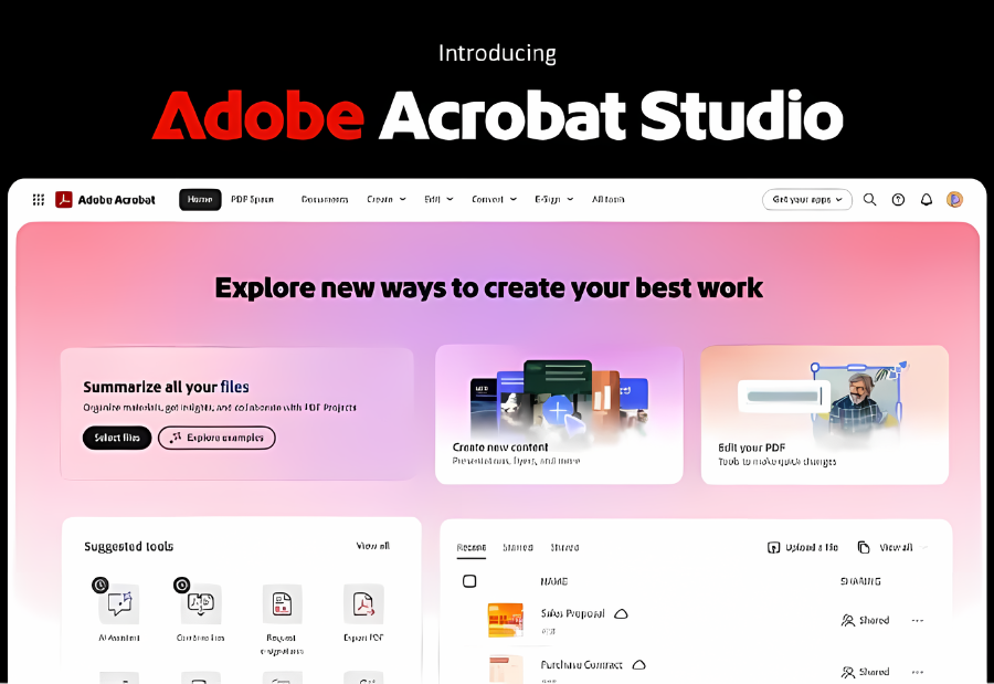 Adobe Launches Acrobat Studio to Transform PDFs with AI and Creative Tools