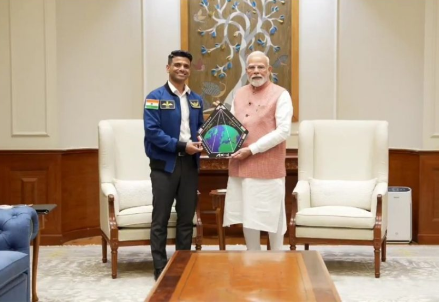 Indian Astronaut Shubhanshu Shukla Meets PM Modi After Historic ISS Mission