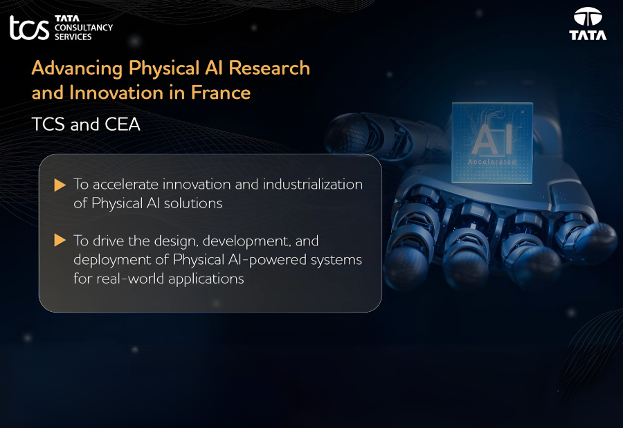 TCS and CEA Partner to Advance Physical AI Research and Innovation in France