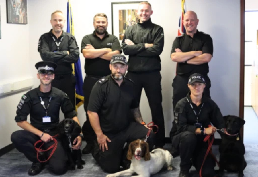 Police Dogs Trained to Detect Digital Evidence in Cybercrime Cases