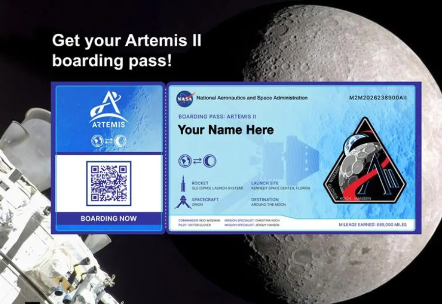 NASA Invites Public to Send Names to the Moon with Artemis II Mission