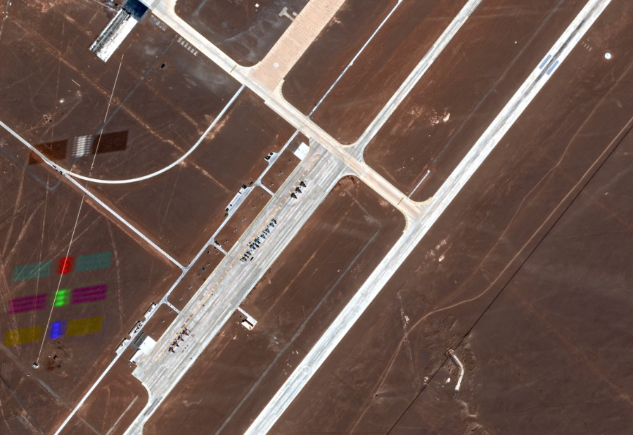 SpaceX Starlink Satellite Accidentally Photobombs Image of Secret Chinese Airbase