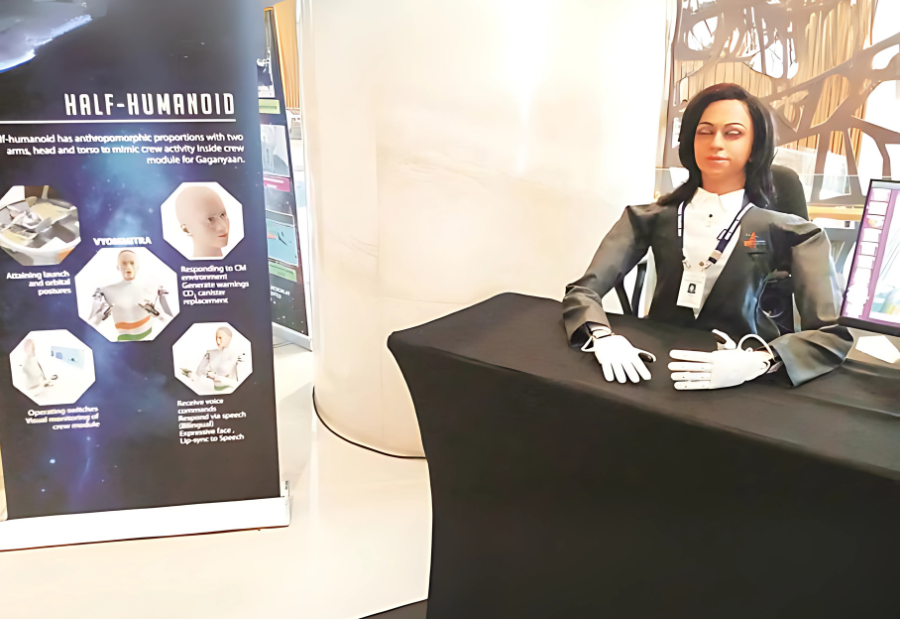 ISRO to Launch AI-Powered Half-Humanoid Vyommitra on Gaganyaan Test Mission