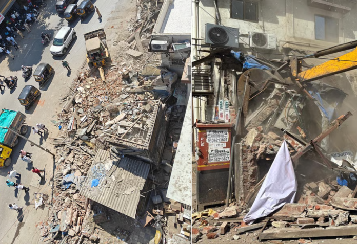 BMC Begins Demolition in Kandivali for Magathane–Goregaon 120-Foot DP Road