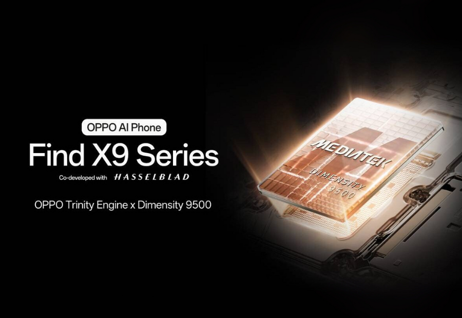 OPPO Find X9 Series to Feature MediaTek Dimensity 9500 Chipset