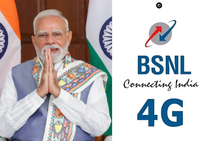 PM Modi Launches BSNL 4G Services Nationwide with Indigenous Technology