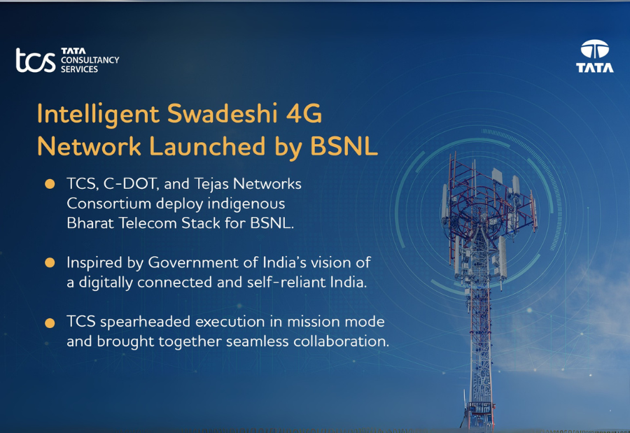 Intelligent Swadeshi 4G Network Launched by BSNL Connects 26,700 More Villages
