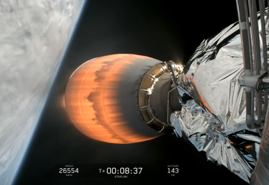 SpaceX Falcon 9 Launches 28 Starlink V2 Mini Satellites From Cape Canaveral