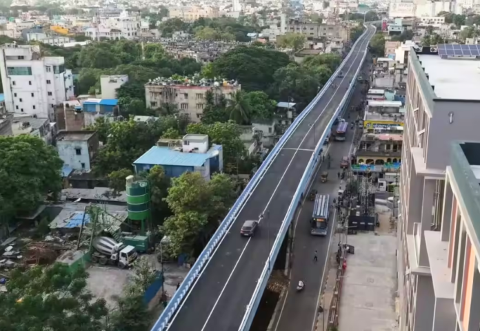 Chennai Inaugurates Longest Steel Flyover Connecting T Nagar and CIT Nagar