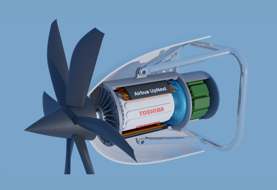 Airbus and Toshiba explore superconducting motor technology for hydrogen powered aircraft