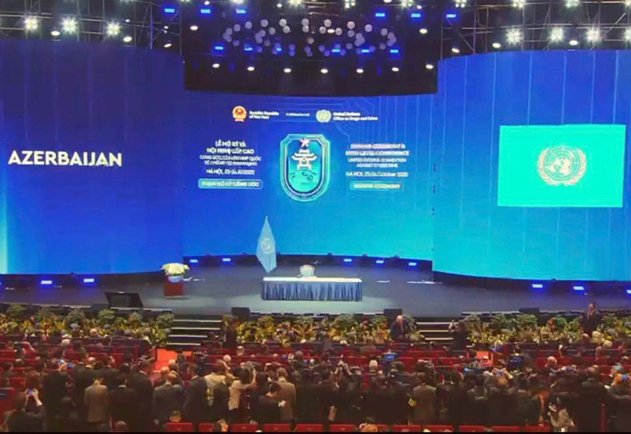 Azerbaijan signs UN Convention against Cybercrime at solemn ceremony in Vietnam Azerbaijan signs UN Convention against Cybercrime at solemn ceremony in Vietnam