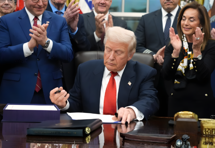 Trump signs short term funding bill to end historic US government shutdown Trump signs short term funding bill to end historic US government shutdown