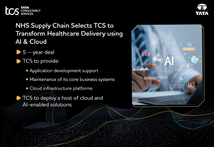 NHS Supply Chain Selects TCS to Transform Healthcare Delivery using AI & Cloud in a 5 Year Deal