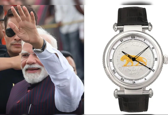 PM Narendra Modi’s watch featuring a rare 1947 one rupee coin goes viral PM Narendra Modi’s watch featuring a rare 1947 one rupee coin goes viral