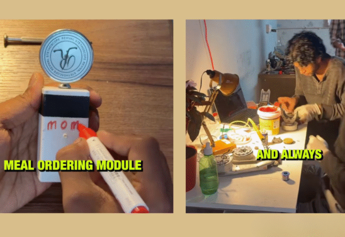 Mangaluru man creates AI device that orders food when his stomach growls