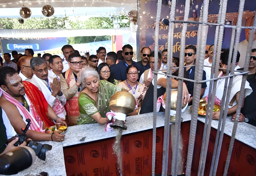 Finance Minister Nirmala Sitharaman lays foundation stone for Assam’s first technical and vocational University