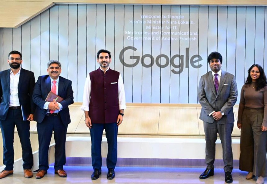 Nara Lokesh meets Google CEO Sundar Pichai to discuss $15B Vizag data center