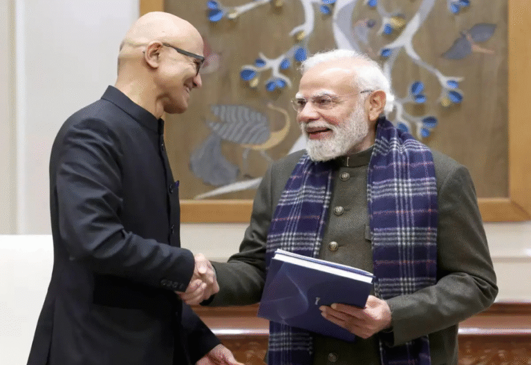 Microsoft to invest 17.5 billion dollar investment to boost India’s AI infrastructure