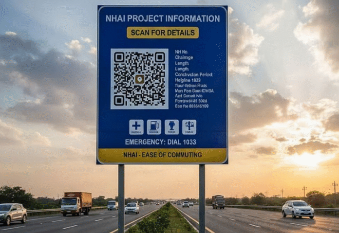 NHAI rolls out QR code info boards in Bengaluru, users raise transparency concerns NHAI rolls out QR code info boards in Bengaluru, users raise transparency concerns