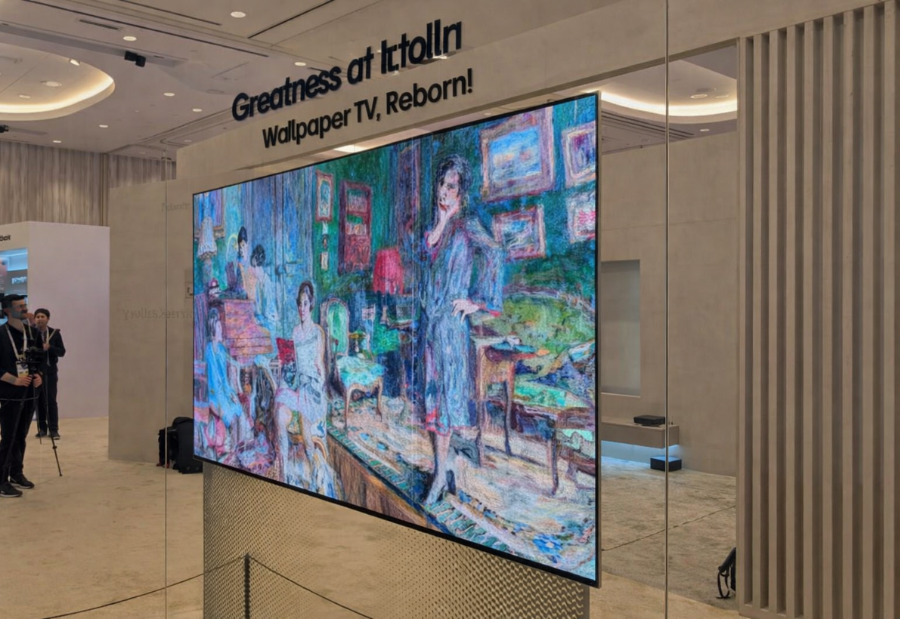 LG reintroduces Wallpaper TV design with wireless W6 OLED at CES 2026