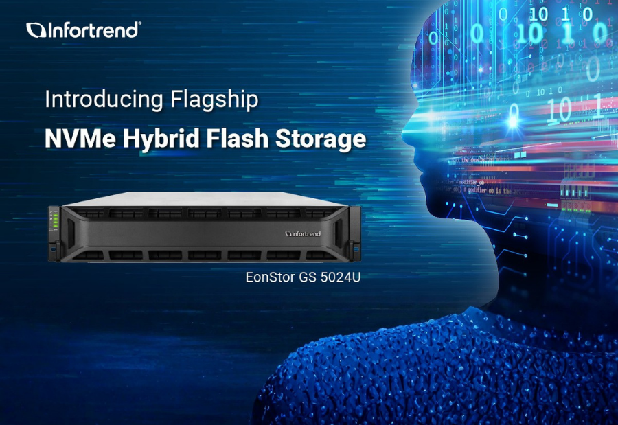 Infortrend unveils its most advanced U.2 NVMe SSD storage solution designed to propel the AI era