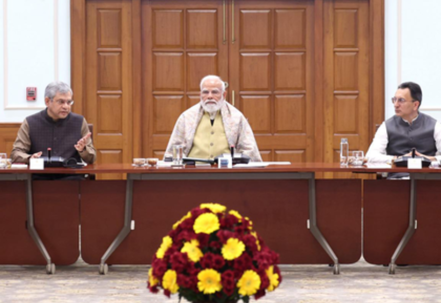 PM Modi chairs roundtable with Indian AI start-ups ahead of India AI Impact Summit 2026