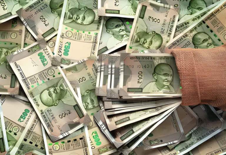 Rupee ends weaker despite RBI support amid tariff fears and equity selloff
