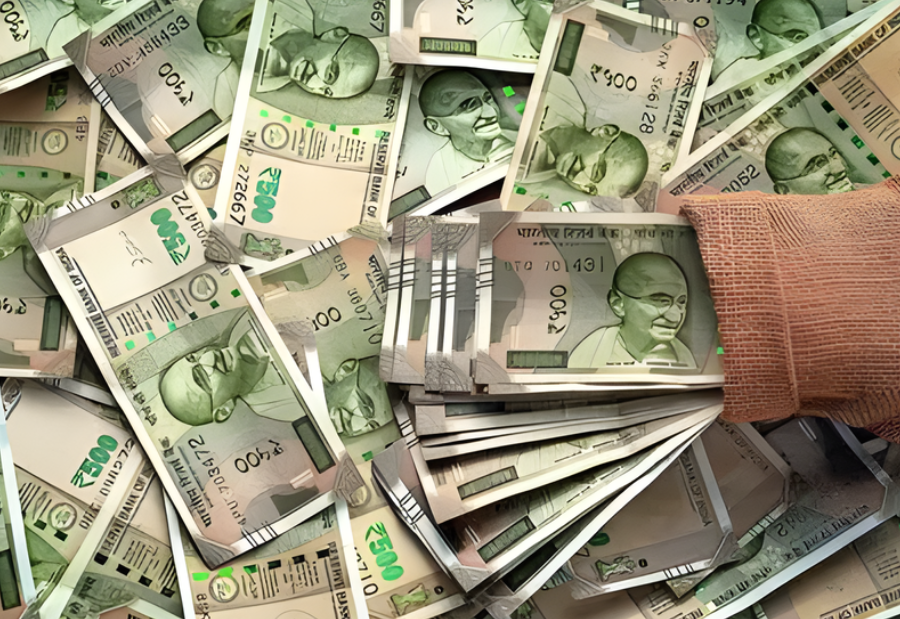 Rupee ends weaker despite RBI support amid tariff fears and equity selloff