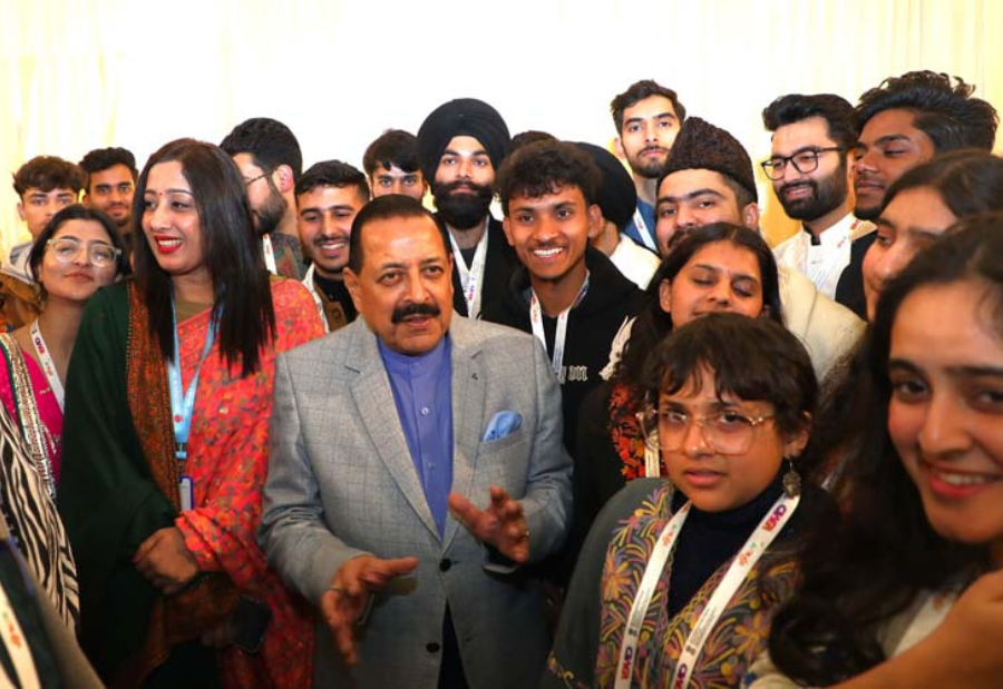 Union Minister Jitendra Singh hosts informal interaction with J-K, Ladakh contingent participating in 'Viksit Bharat Young Leaders Dialogue'