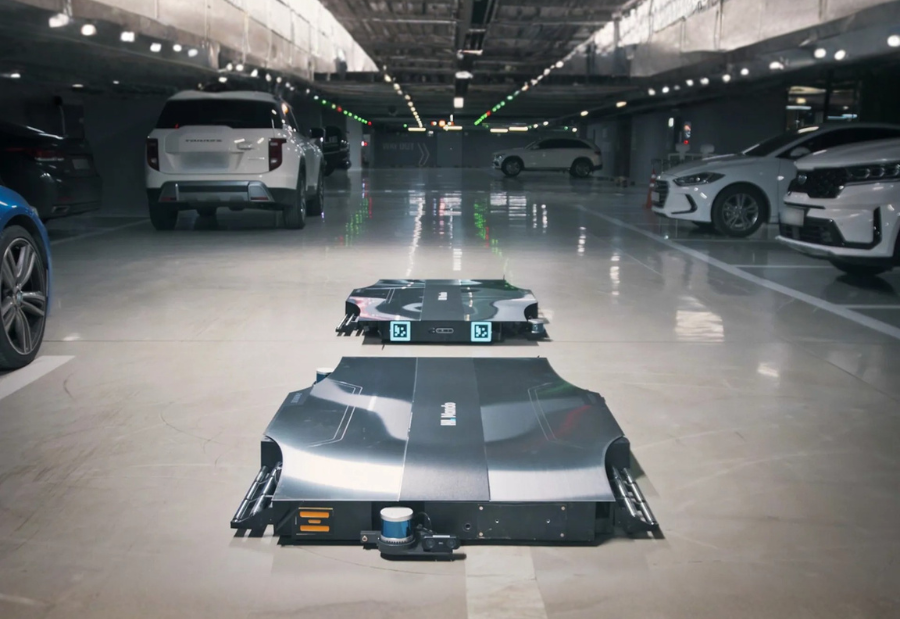 Automated parking robots show how wireless networks are reshaping urban garages