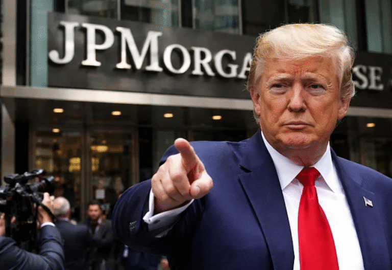 Trump takes JPMorgan to court over alleged politically driven account closures