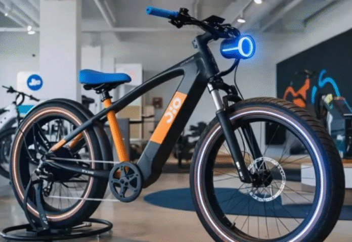 Low-cost Jio electric cycle targets students and daily riders with long range and easy EMI