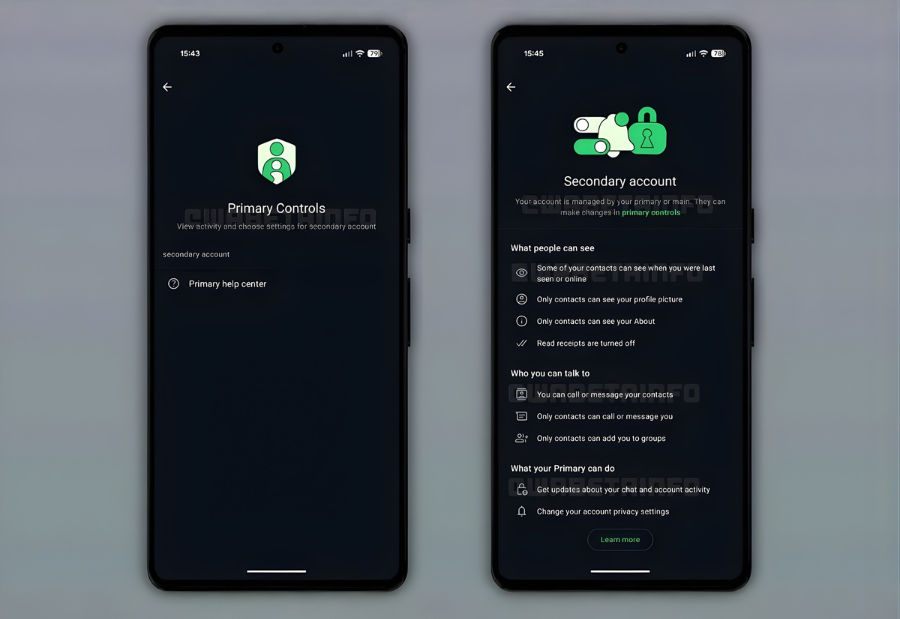 WhatsApp tests parental controls through new secondary accounts for minors