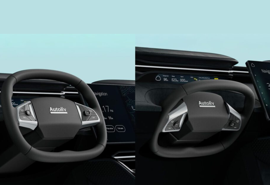 Autoliv and Tensor unveil foldable steering wheel for Level 4 autonomous vehicles