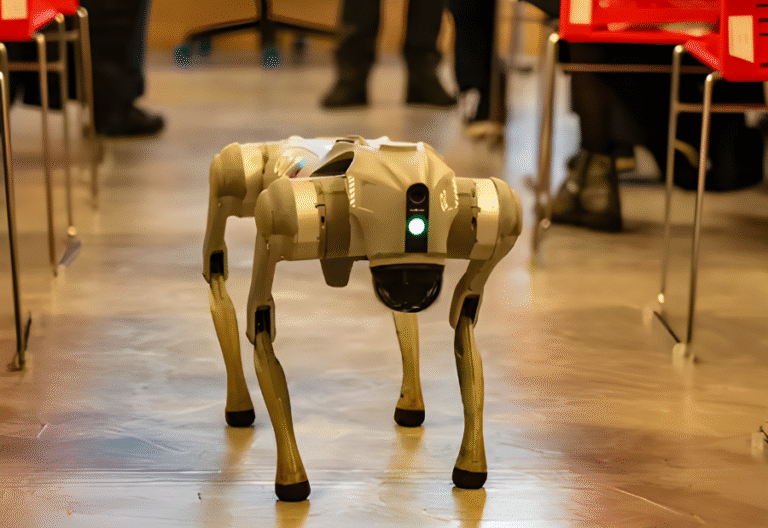 Robo-dog demonstration at AI summit triggers online debate over innovation claims