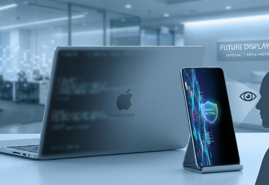 Apple expected to bring Samsung privacy display technology to MacBook lineup by 2029