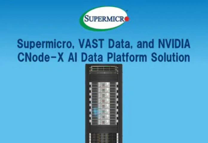 Supermicro and VAST Data launch a new enterprise AI data platform solution with NVIDIA to accelerate AI factory deployment